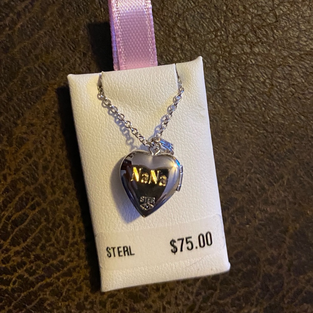 Marathon Company ( Kiddie Kraft Locket Necklace ) Sterling Silver, Engraved